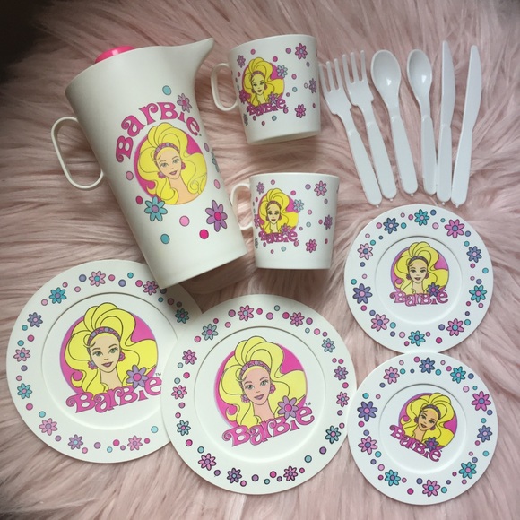 barbie tea set 1996